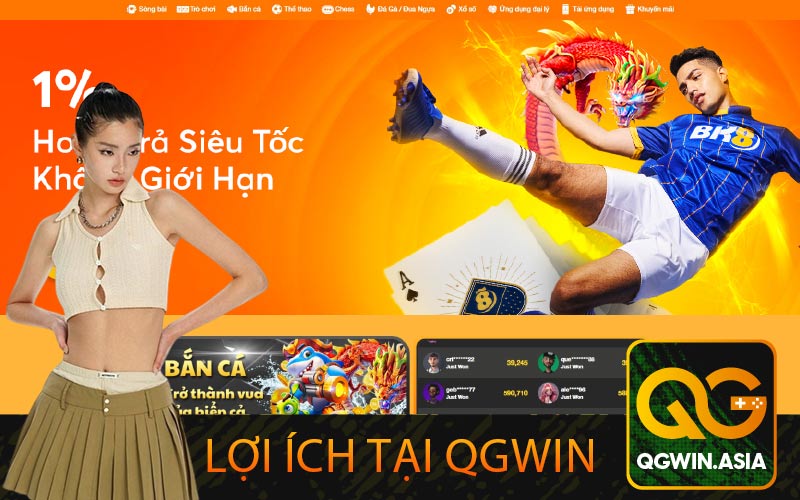 Lợi ích tại Qgwin
